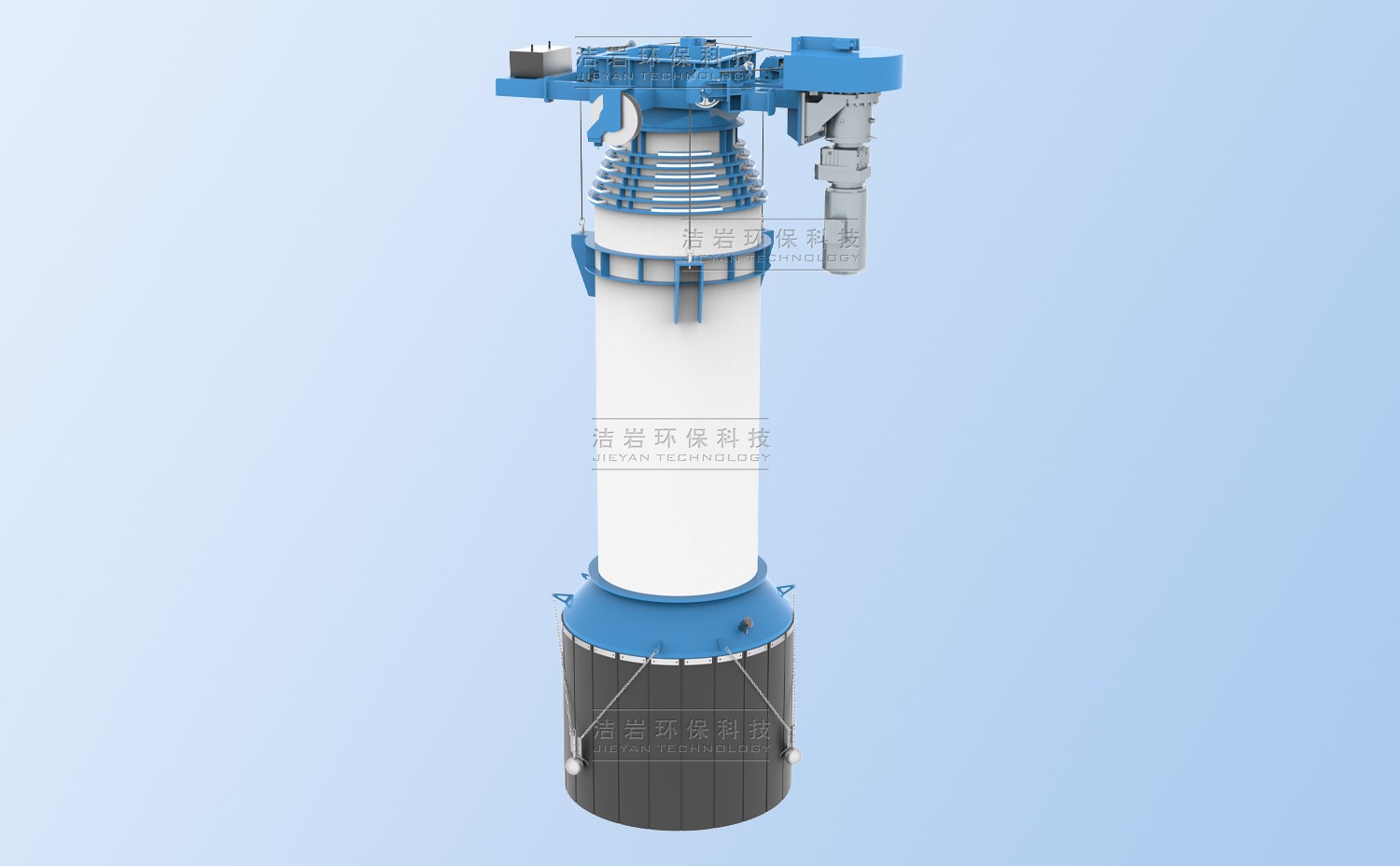 裝船散裝機,伸縮溜筒