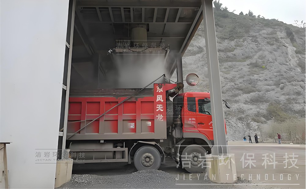 重慶合川攪拌站裝車樓干霧抑塵系統(tǒng)