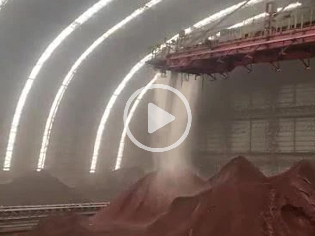 臂式斗輪堆取料機(jī)干霧降塵系統(tǒng)